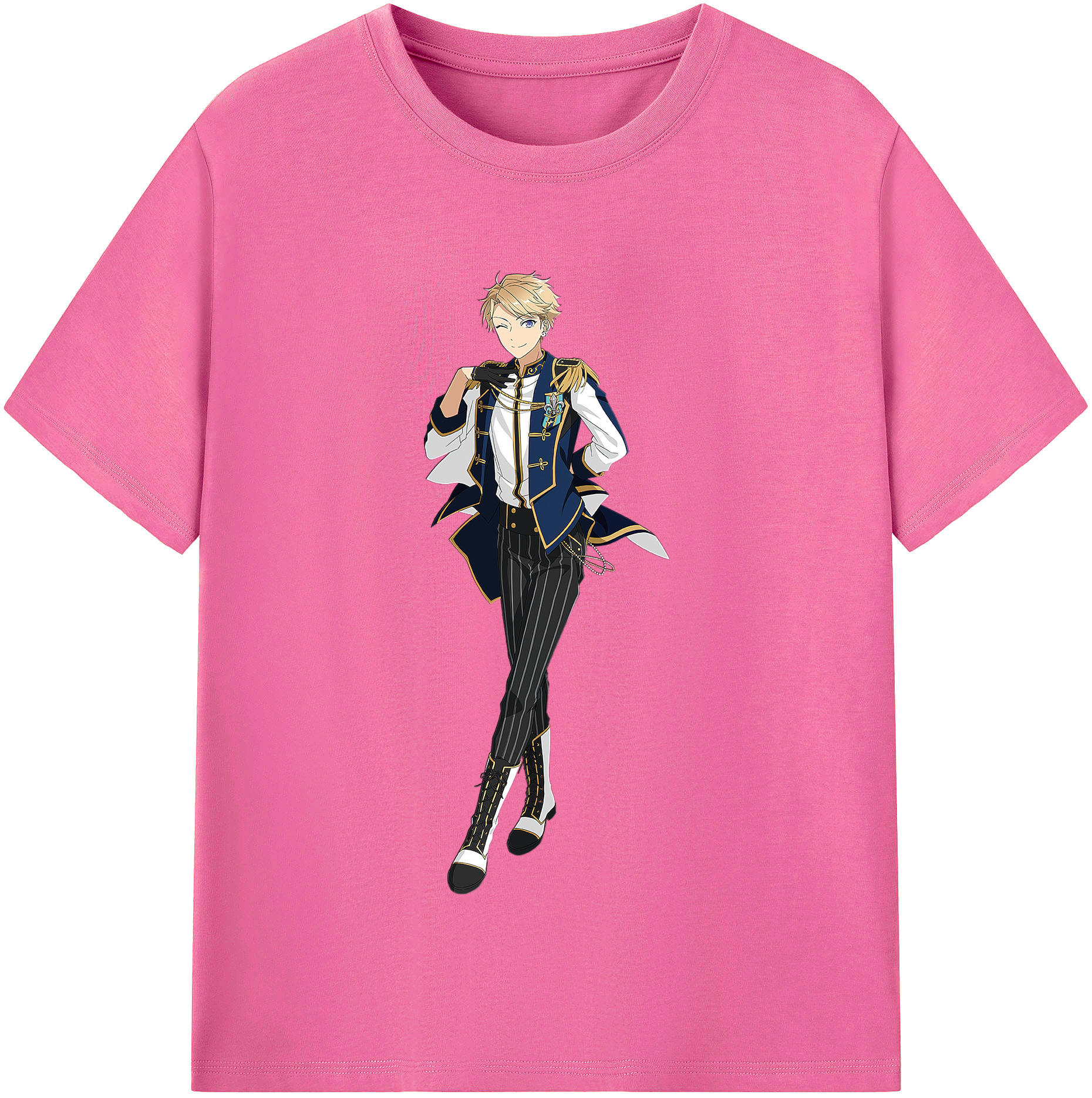 （画像用） あんさんぶるスターズ! Ensemble Stars レディースカジュアルプリントTシャツ（綿100％）